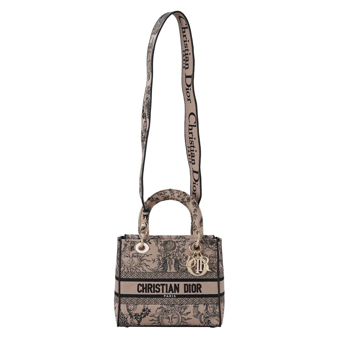 CHRISTIAN DIOR(USED)디올 D-LITE 레이디백 미듐